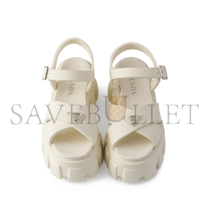 Pra*a SANDALI MONOLITH DA DONNA DI COLORE BIANCO